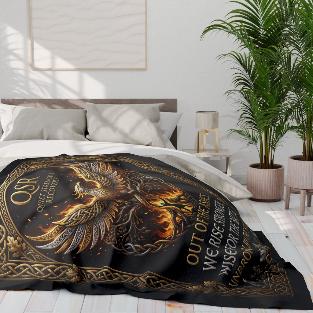 Out of the Ashes — QSR Fleece Blanket