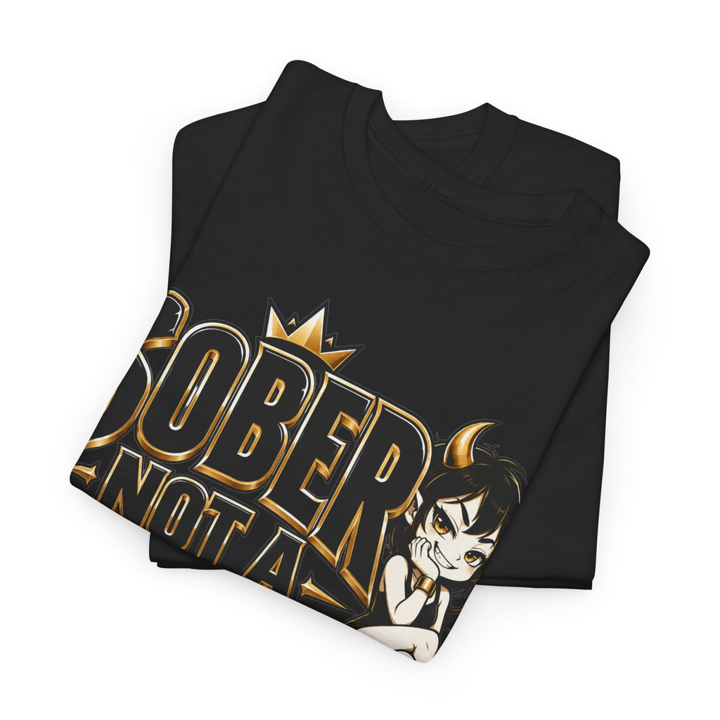 Sober Not a Saint Graphic T-Shirt