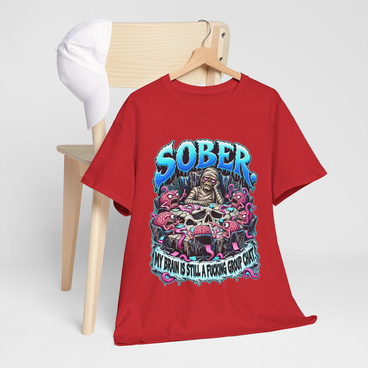 Sober Brain Group Chat T-Shirt