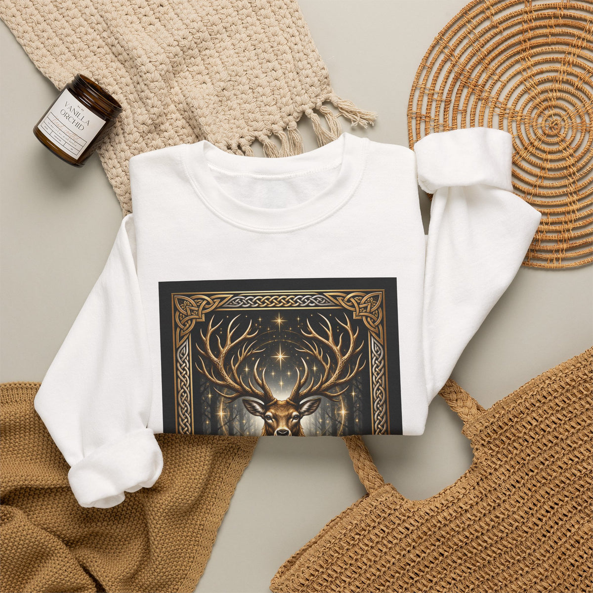 Noble Stag — QSR Celtic Crest Sweatshirt