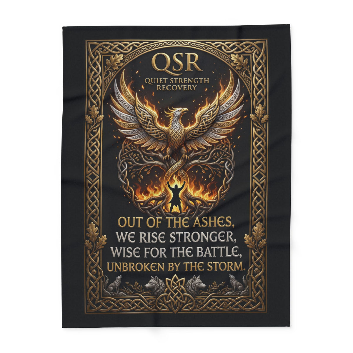 Out of the Ashes — QSR Fleece Blanket