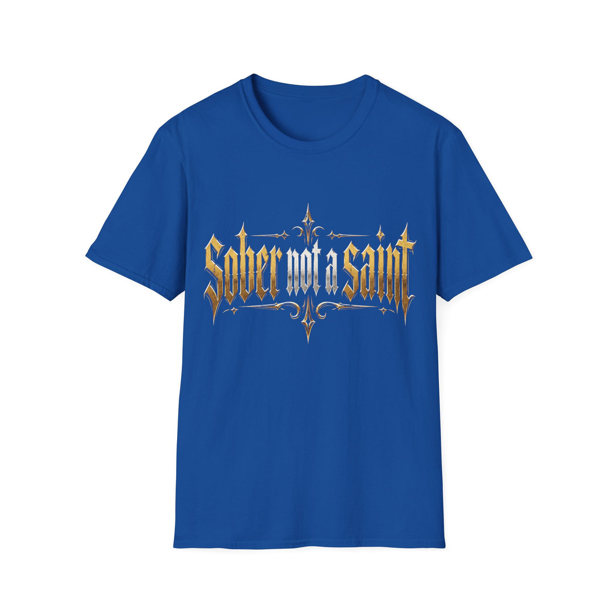 Sober Not a Saint Gothic Graphic T-Shirt