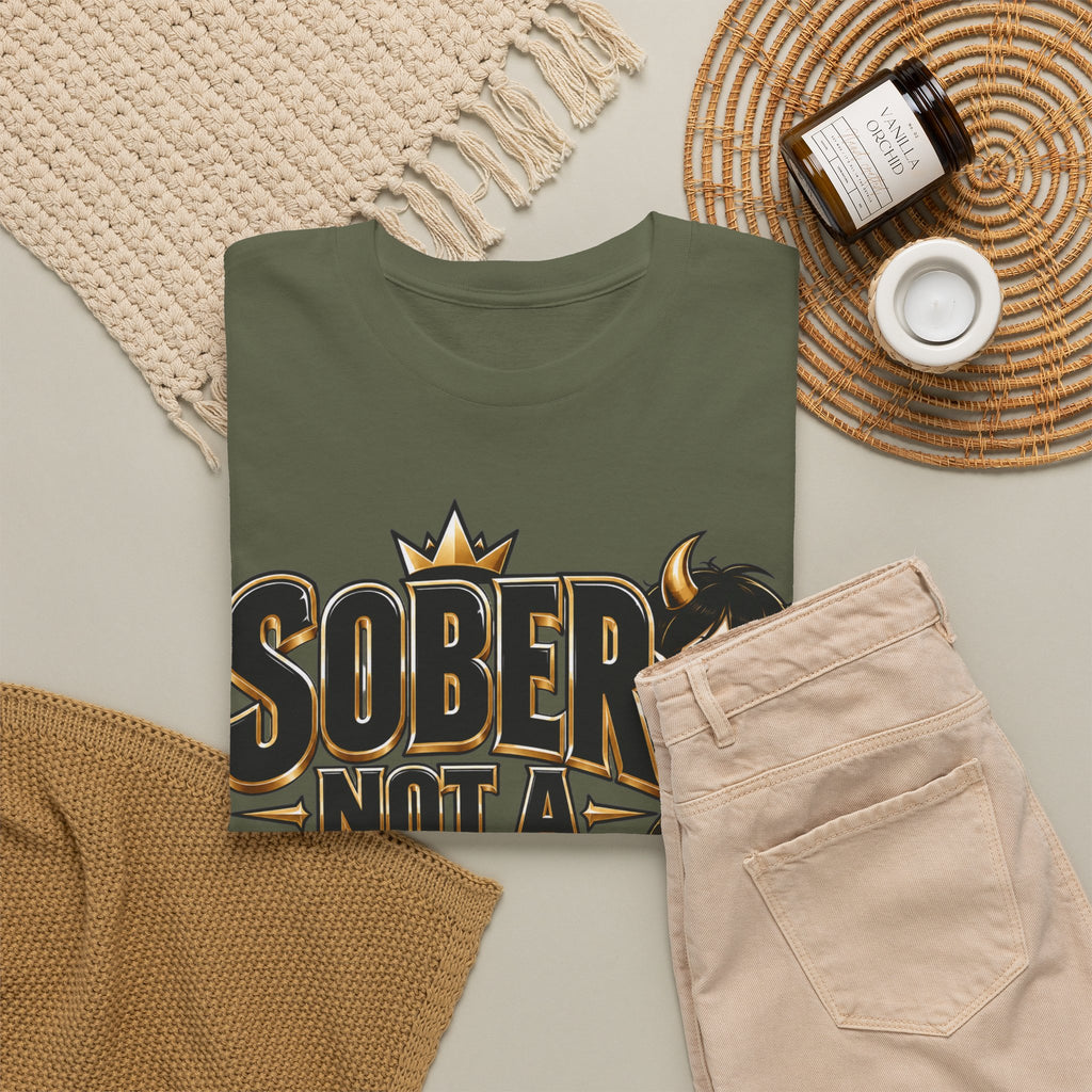 Sober Not a Saint Graphic T-Shirt