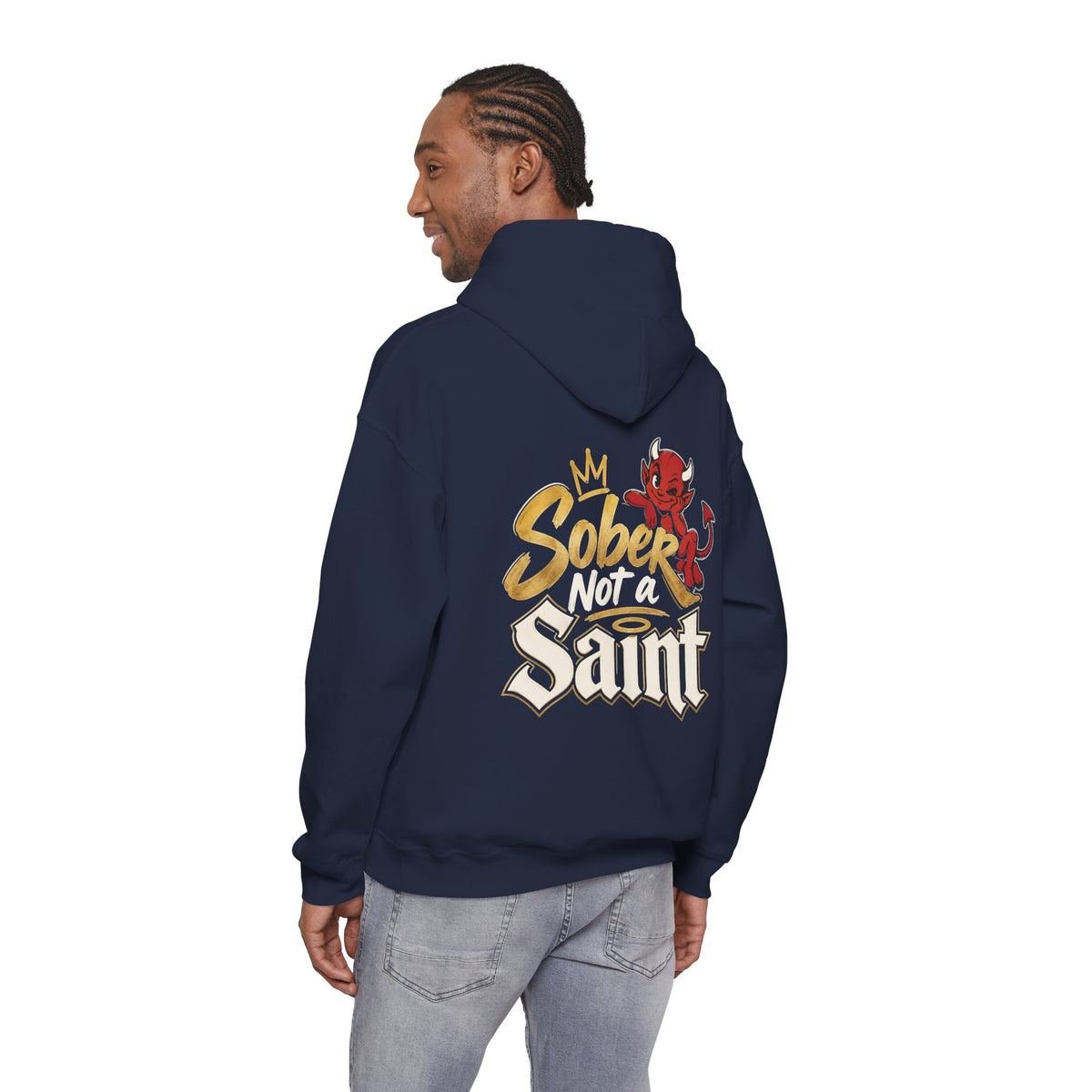 Sober Not a Saint Hoodie