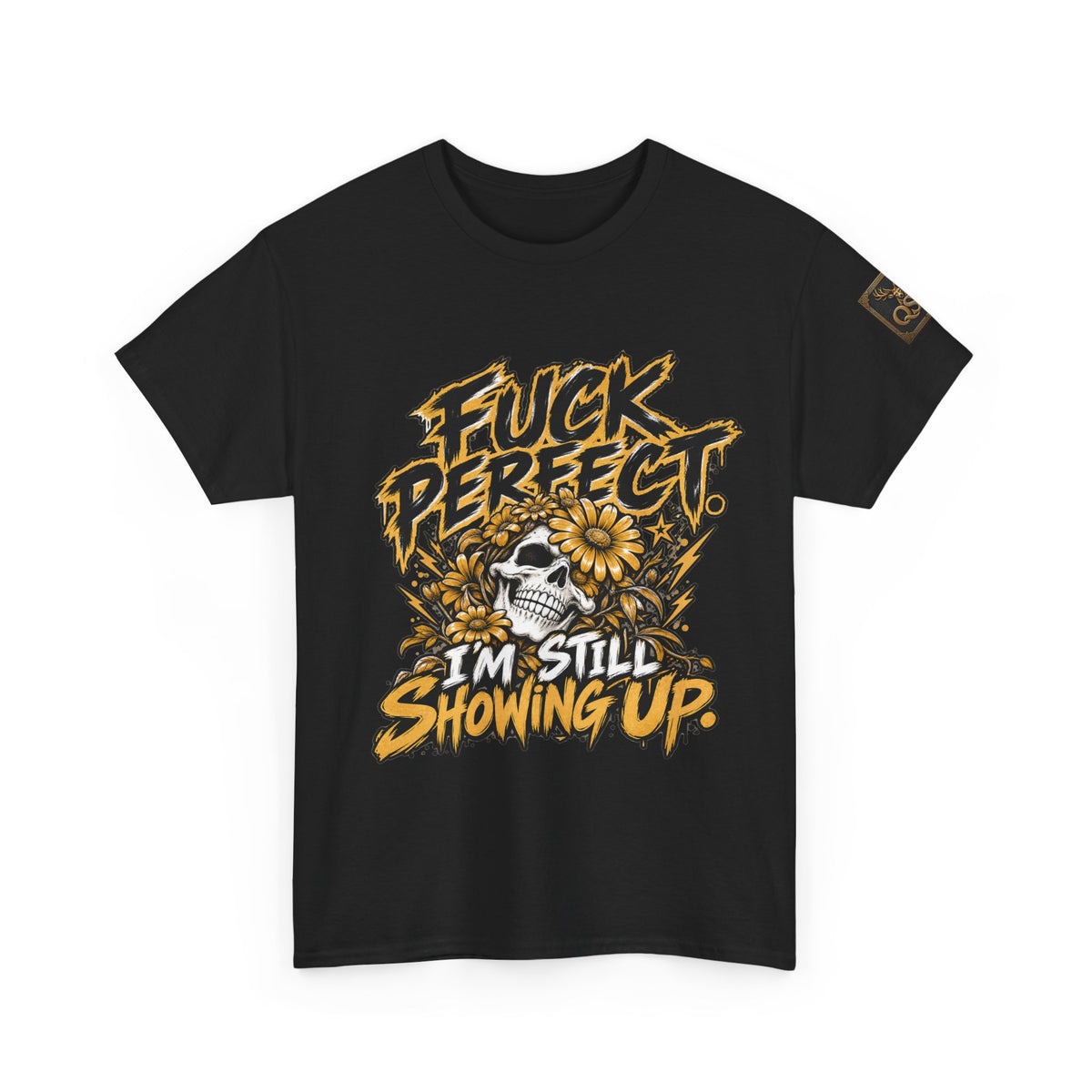 Fuck Perfect — Skull & Sunflower T-Shirt